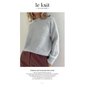 Porcelain Damask Sweater