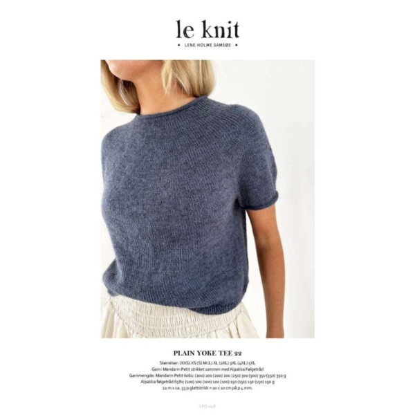 Plain yoke tee 22
