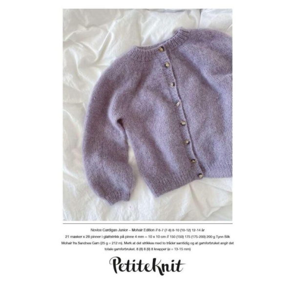 Novice Cardigan Junior - Mohair Edition