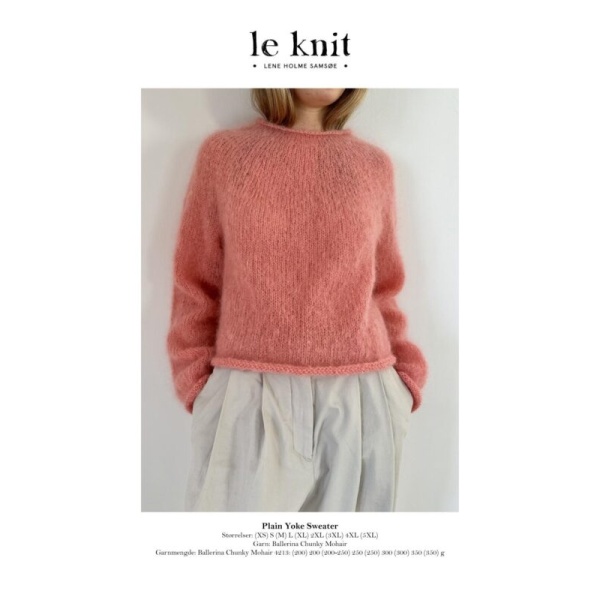 Plain yoke sweater