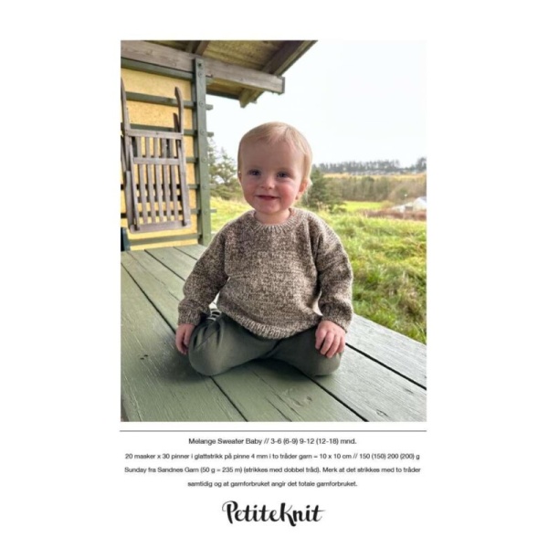 Melange sweater baby