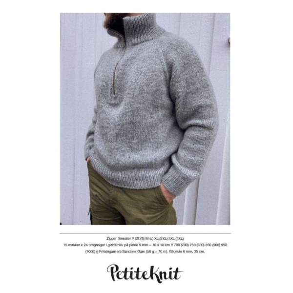 Zipper Sweater - Mann
