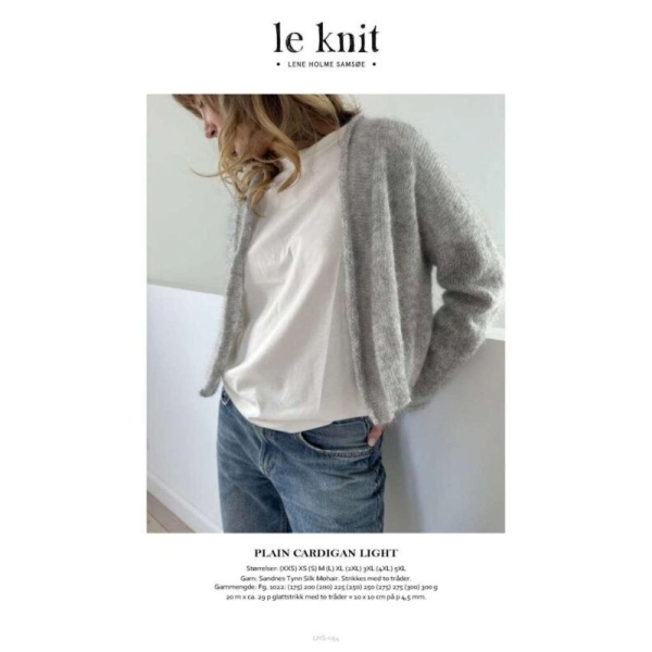 Plain cardigan light