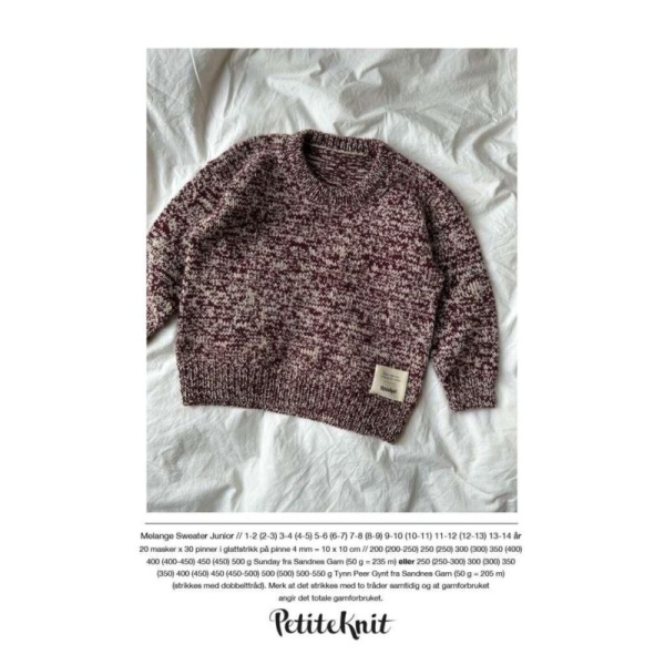 Melange sweater junior