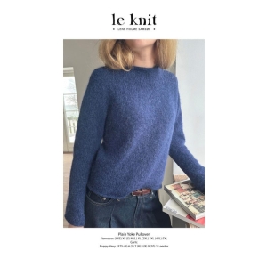 Plain yoke pullover